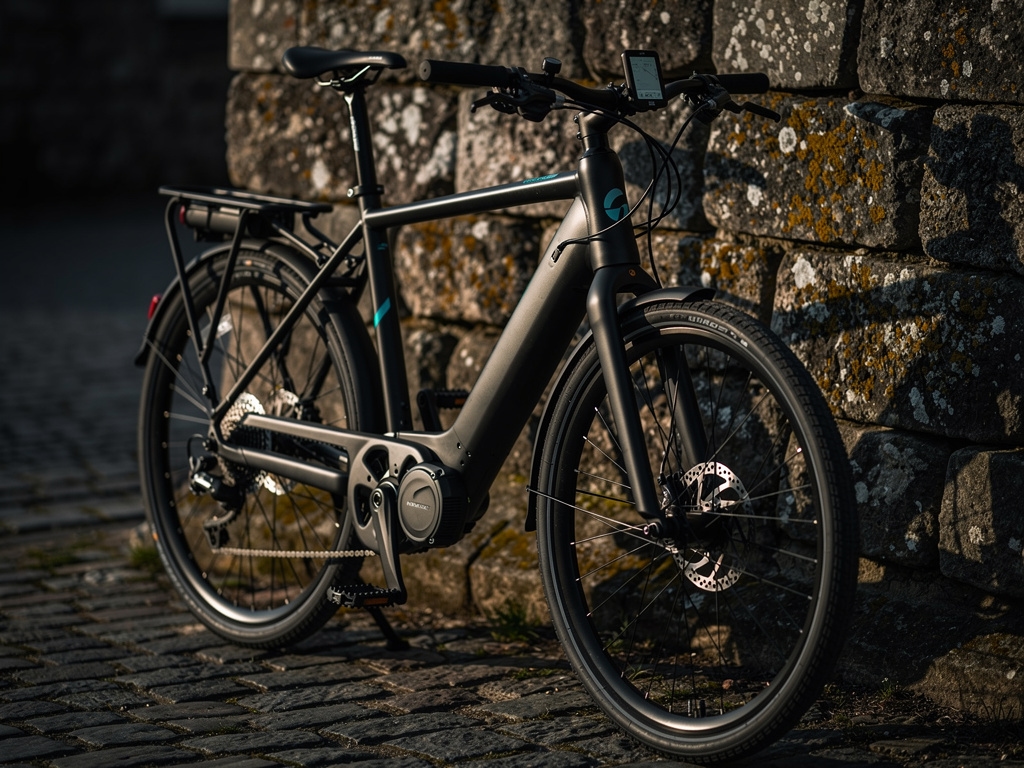 Vélo électrique de ville confortable